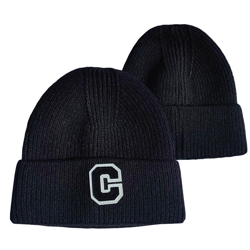 炯毅 冬季毛线帽加绒保暖棉帽户外骑车防寒防风帽针织冷帽 帽子 羊绒 均码 个图片