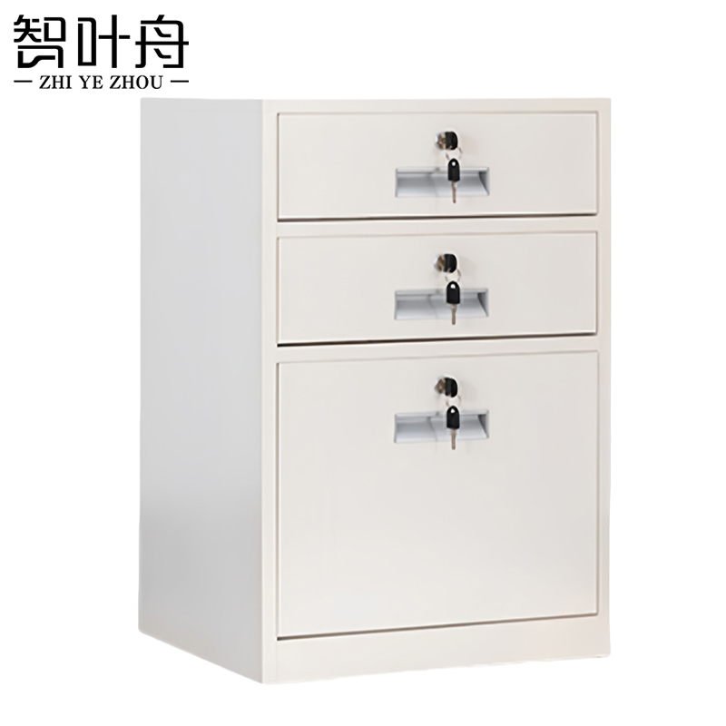 智叶舟抽屉柜三斗440*390*650mm台高清大图