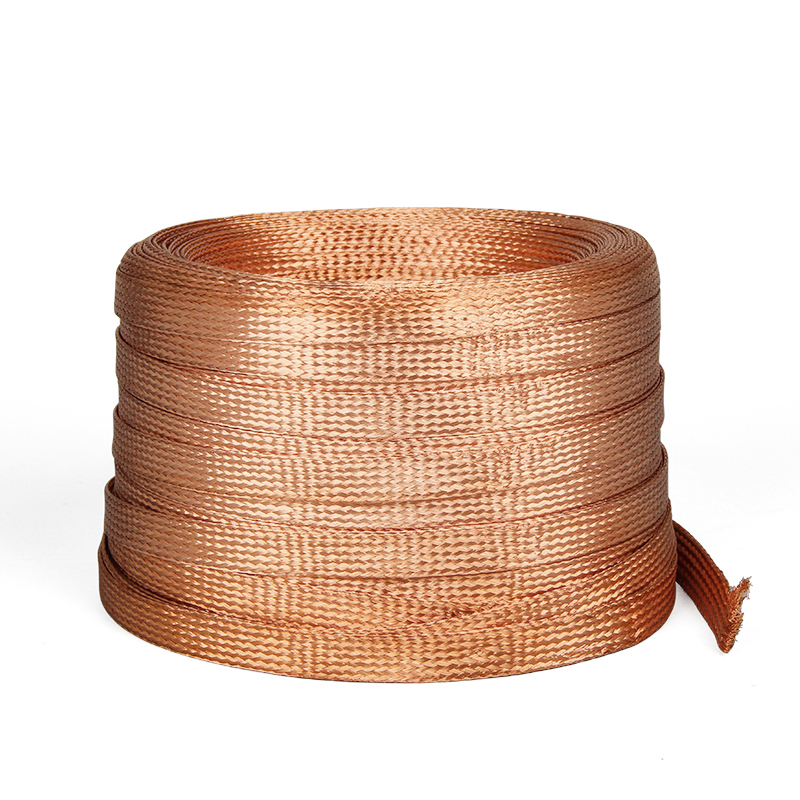 金桥铜业 铜编织带编织线导电带网状电线铜软连接线t2紫铜导线桥架跨