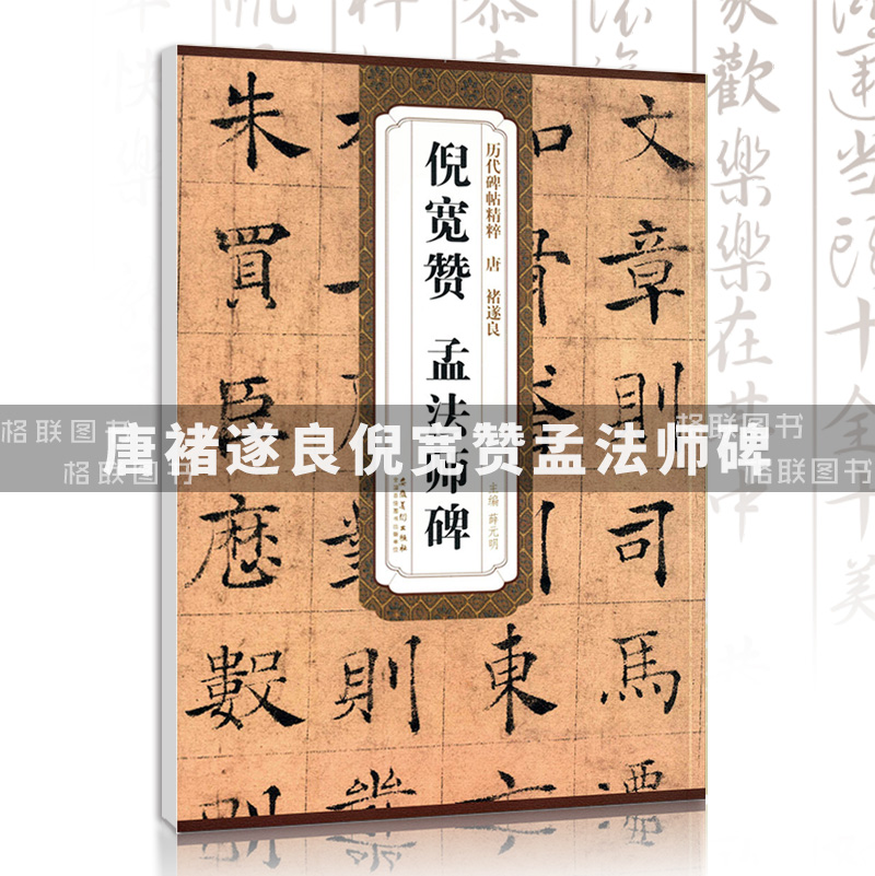 [正版]唐褚遂良倪宽赞孟法师碑历代碑帖精粹薛元明编附译文附技法解析楷书毛笔书法练字帖成人学生临摹碑帖安徽美术出版社高清大图