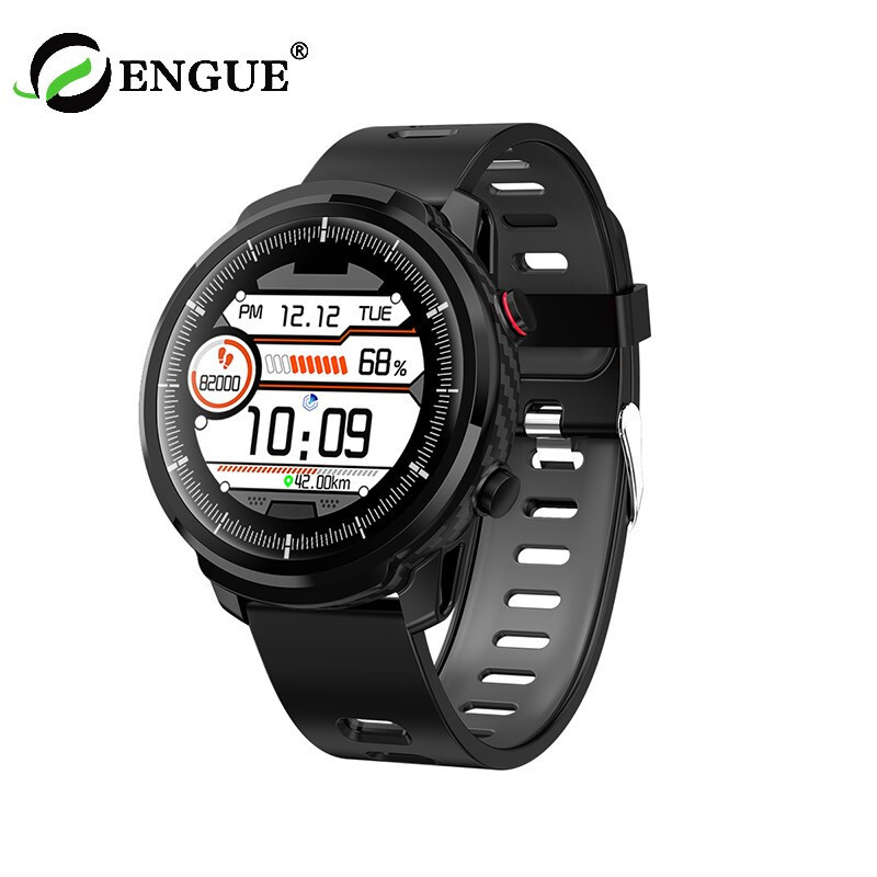 恩谷（ENGUE）EG-T12B 全面屏触控智能蓝牙运动手表