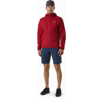 （ARC’TERYX）始祖鸟海外购始祖鸟男式轻量Squamish系列防风防水徒步冲锋衣红色RedBeach