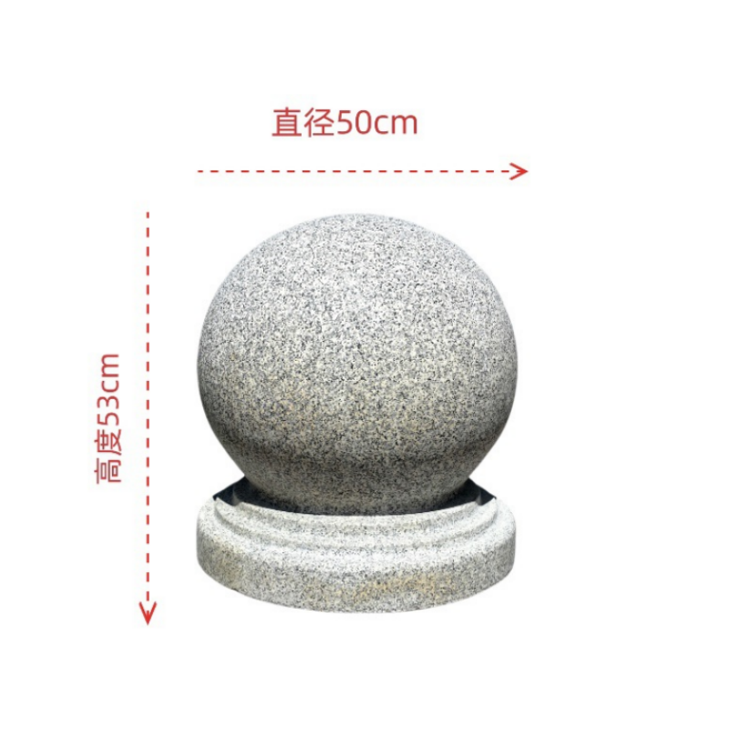 伊洛源 防撞石墩 直径50cm