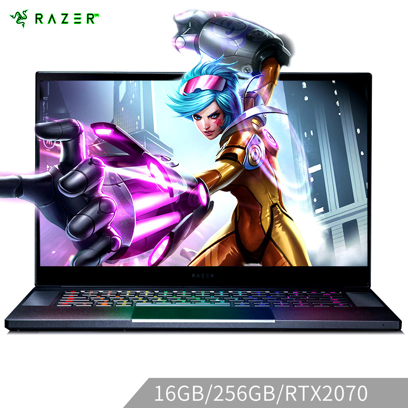 雷蛇(Razer)灵刃15精英版 2019款 15.6英寸高端电竞轻薄游戏本笔记本电脑(i7-9750H 16G 256G RTX2070 Max-Q 240Hz IPS 雷电3)