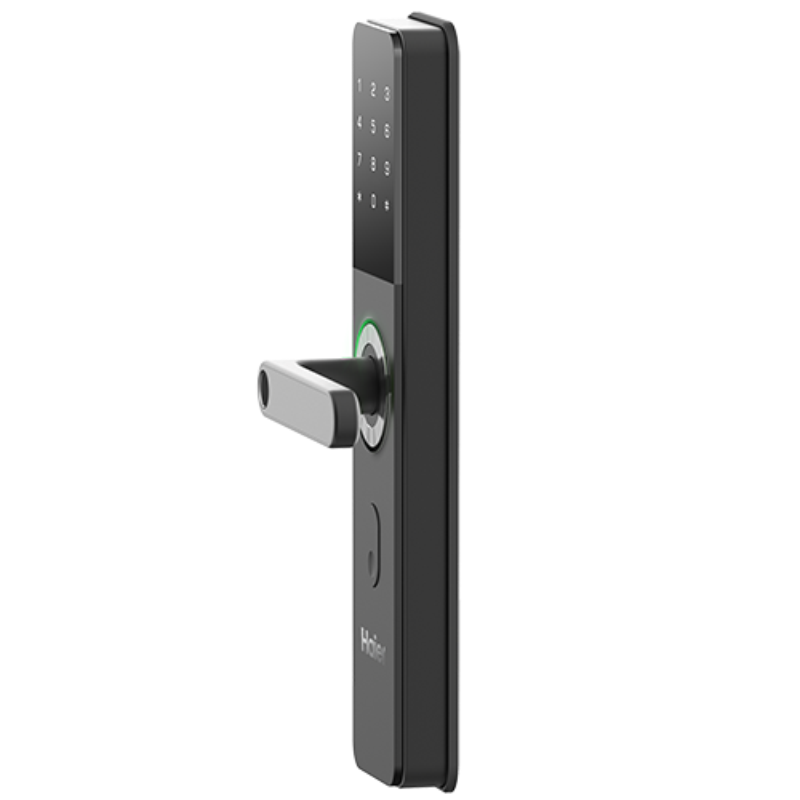 海尔(Haier)HFH-10E-T 指纹锁 智能锁家用防盗门锁智能门锁电子锁密码锁 曜石黑