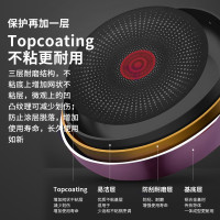 苏泊尔(SUPOR)不粘锅平底锅煎锅炒菜锅火红点聚油底加深牛排锅燃气电磁炉通用 PJ26R4 26cm
