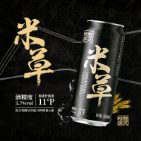 苏宁极物|米草啤酒精酿原浆500ml*12瓶易拉罐啤酒Mecheers原麦汁浓度11°P