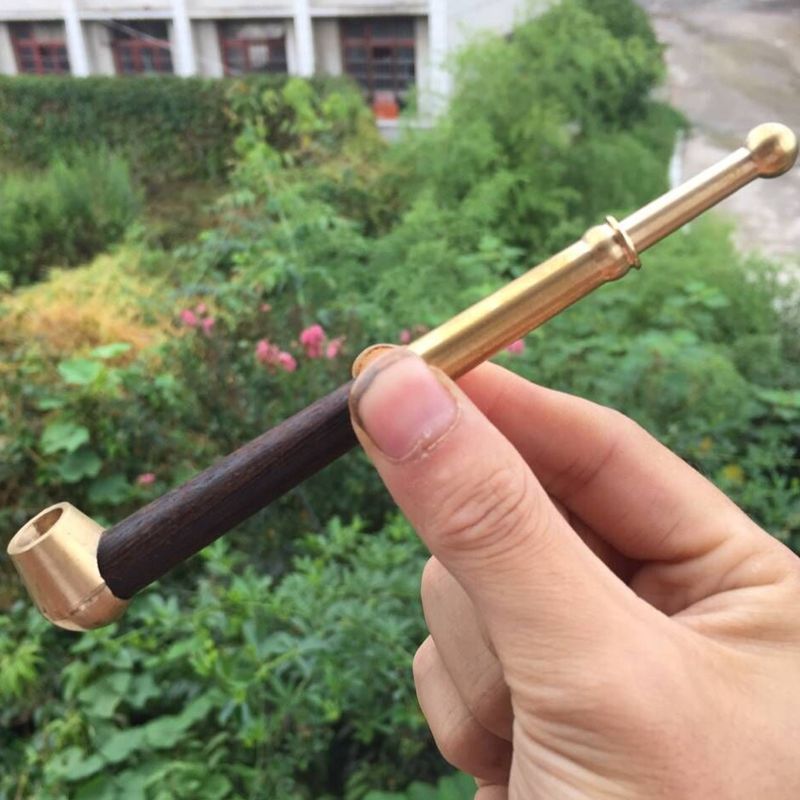 两用贵州手工乌木烟斗实木烟斗木烟斗乌木烟杆1根