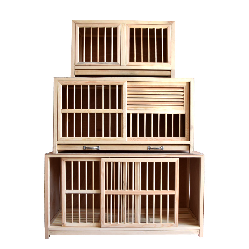 鸽具信鸽巢箱配对笼赛鸽巢鸽子配对笼巢箱实木鸽子笼鸟笼打笼高清大图