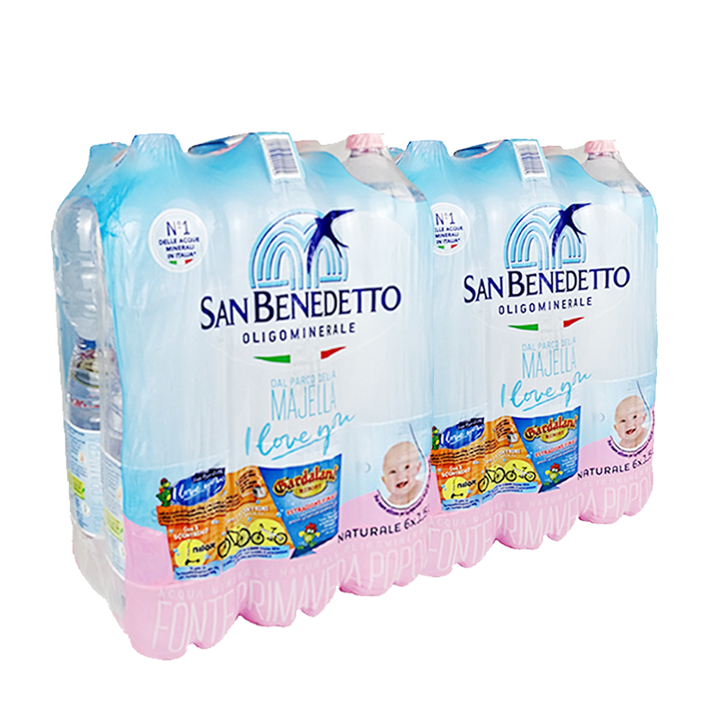 2件装|SAN BENDETTO 圣碧涛无气矿泉水1.5l*6瓶