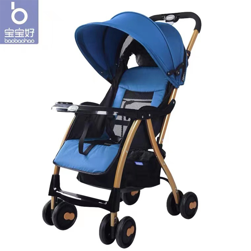 宝宝好婴儿推车可坐可躺轻便折叠婴儿车高景观儿童宝宝小孩手推车a1
