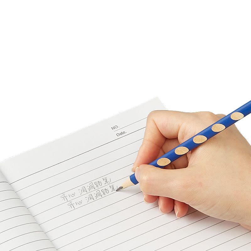 齐心 MP2038-30 洞洞铅笔 HB 30支/桶 黑图片