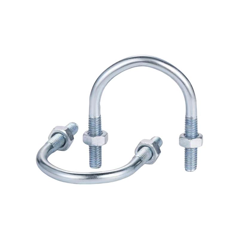 中锦科技 镀锌U型螺栓卡扣 U型管卡 M10×DN100(4寸)4.8级 套
