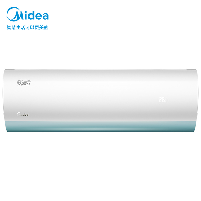 美的(Midea) 1匹一级能效变频智能家用挂机空调 安静节能强劲冷暖 大1P KFR-26GW/WXDN8A1@