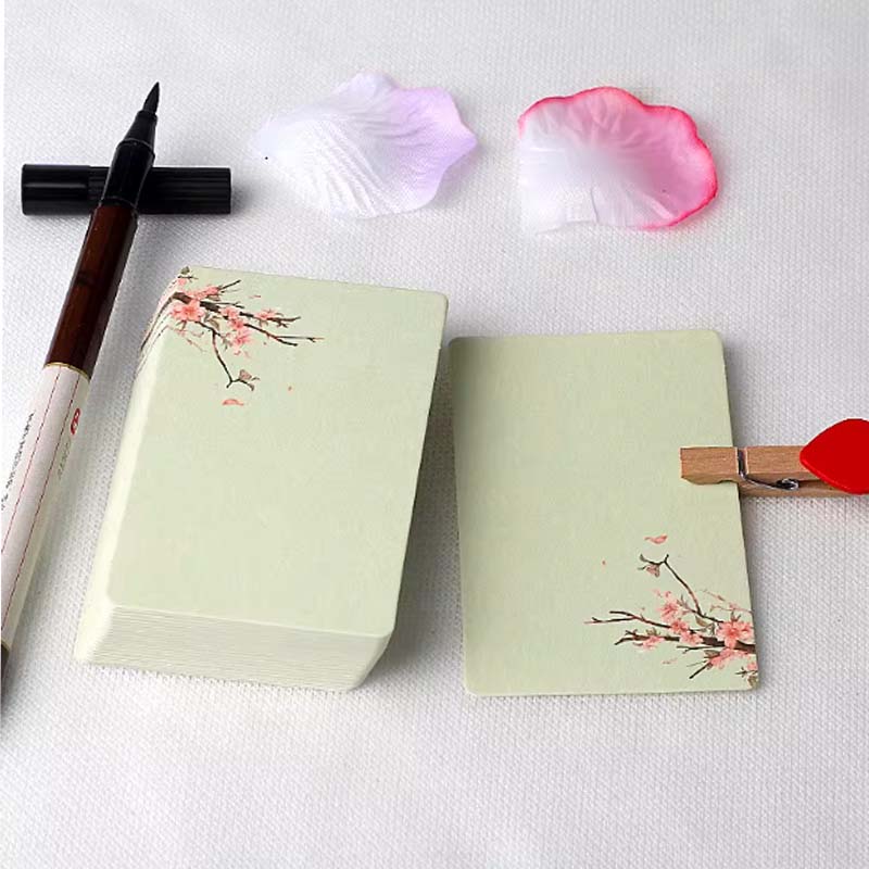 衍纸卡片 品牌:纸间云朵;规格型号:樱枝款[20张]高清大图