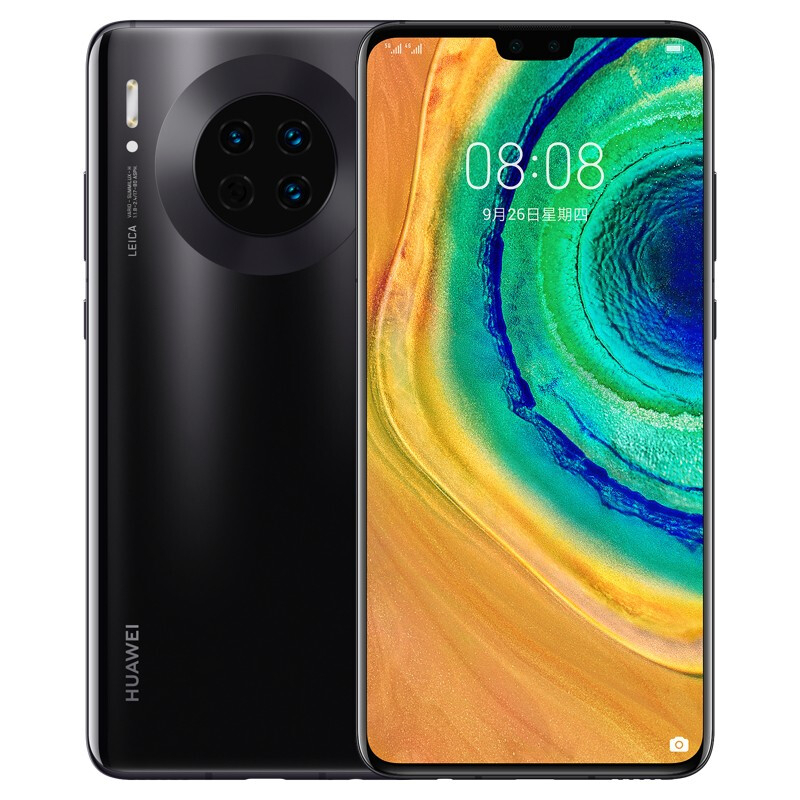 HUAWEI/华为Mate30（TAS-AL00）8GB+128GB 亮黑色 全网通版手机