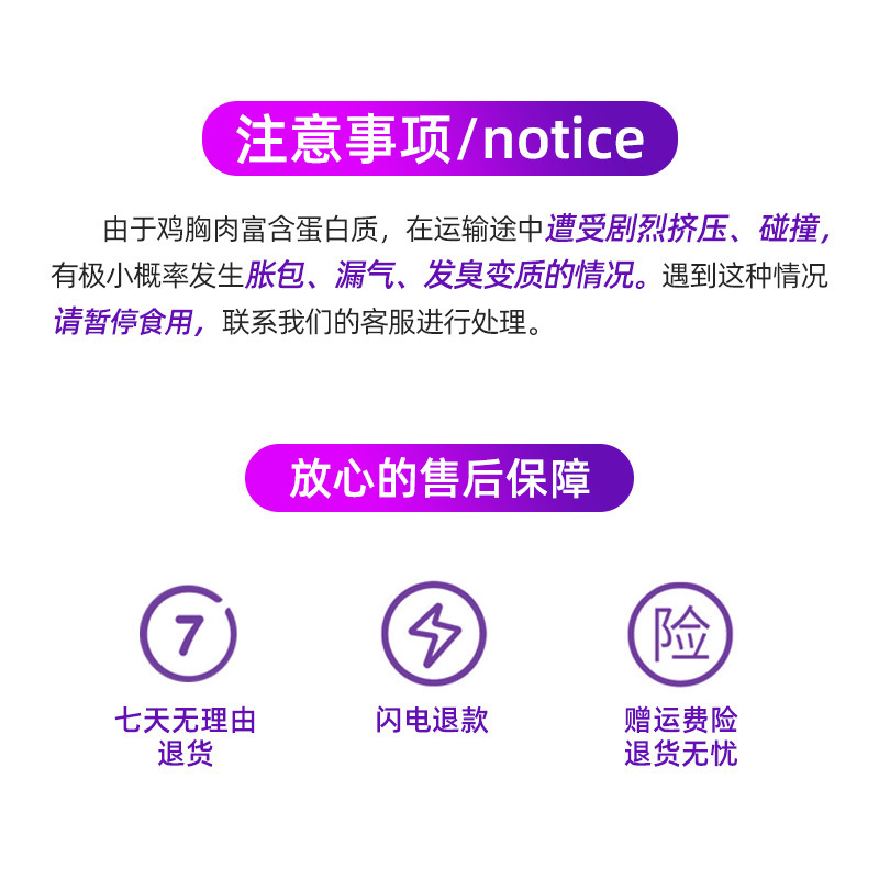 [共10包]独角兽暴肌厨房鸡胸肉套餐健身高蛋白代餐鸡肉类零食770g