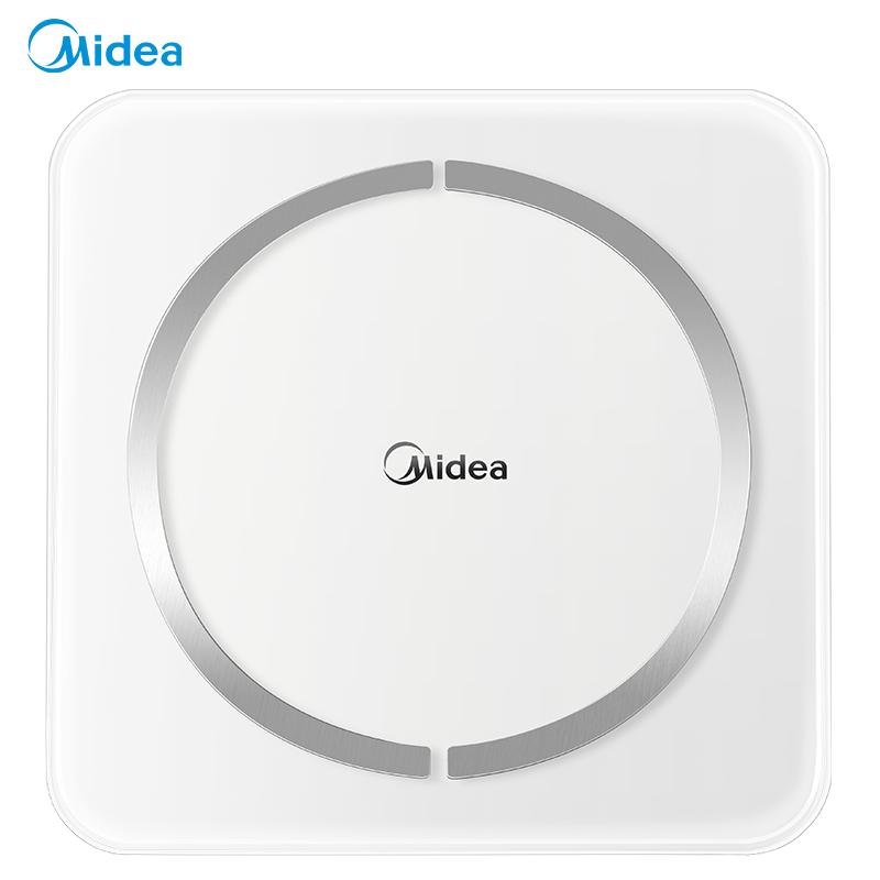 美的(Midea)体脂秤 C1健康秤 智能电子秤脂肪秤 精准称重 APP同步登录 体重秤 人体秤