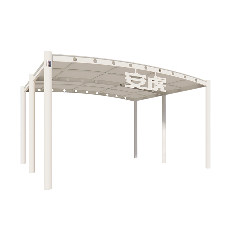 安虎 膜结构遮阳雨棚 M2 平方米高清大图