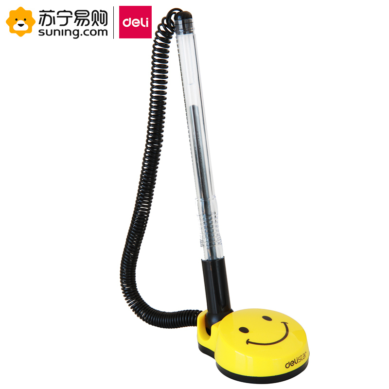 得力（deli）思达6793中性台笔(黑) 24支装