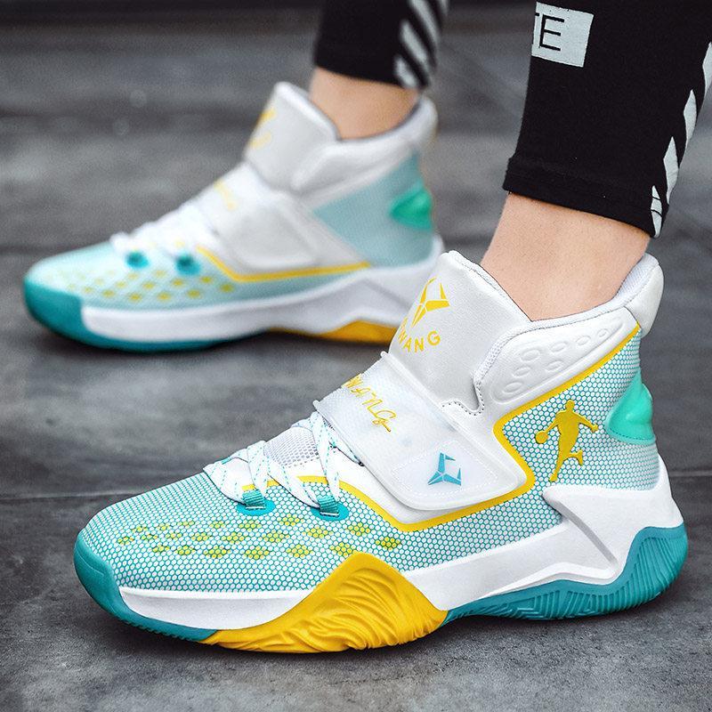 篮球鞋男潮6欧文s2科比毒液防滑耐磨实战男童中小学生战靴视频介绍_篮