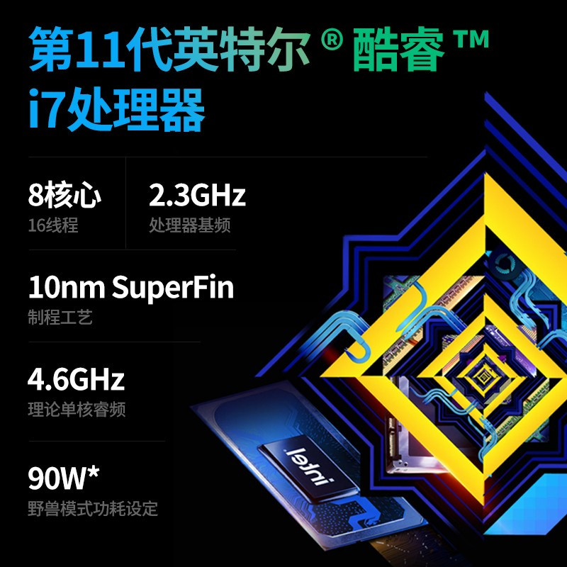 联想拯救者Y9000K 2021款i7笔记本电脑游戏本16英寸设计师 定制丨64G 2T RTX3080-16G 酷睿1