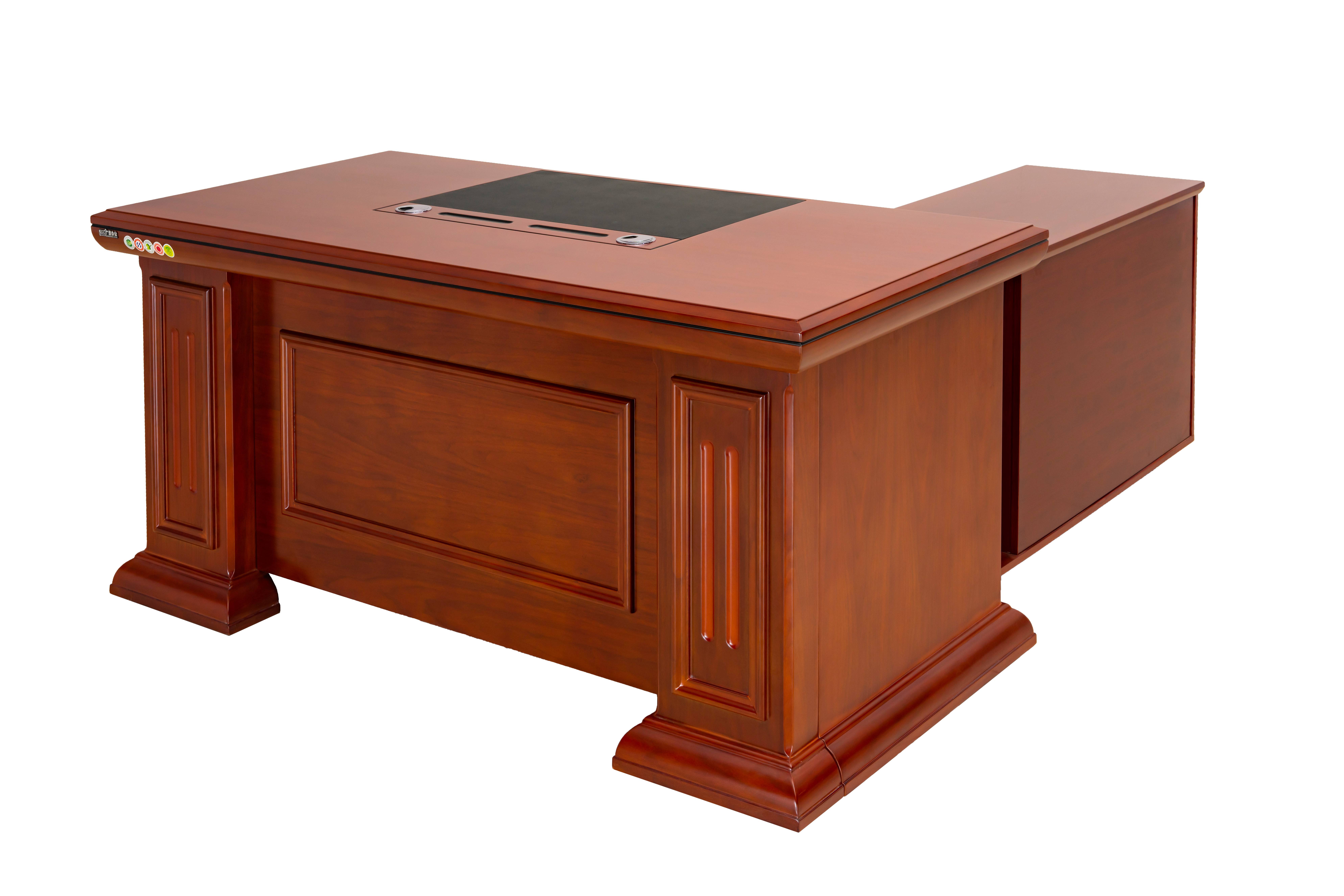 老板办公桌红色