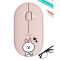 罗技(Logitech)蓝牙无线鼠标Pebble LINE FRIENDS布朗熊