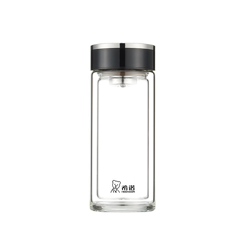 希诺(HEENOOR)大容量双层玻璃杯260ml-XN-1000