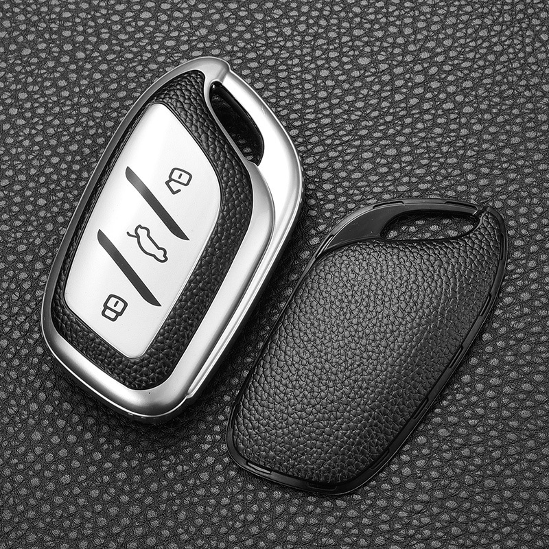 荣威rx5钥匙套钥匙扣rx5plusi5i6plumax科莱威rx3rx8汽车钥匙包扣壳传