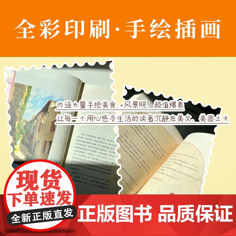 一头猪在普罗旺斯 全彩手绘插画×精选菜谱 一本让人暂离喧嚣告别内耗的自救指南 外国文学散文随笔北京联合出版公司高清大图