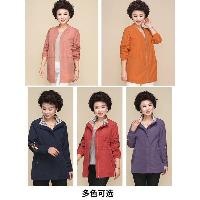 迪鲁奥(DILUAO)妈妈春秋开衫薄款阔太太高贵洋气上衣中老年2021新款秋装中年女装