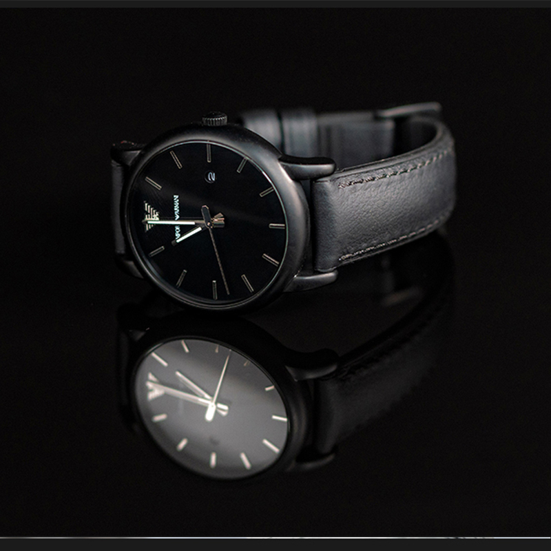 阿玛尼emporioarmani手表黑武士欧美石英男士腕表ar1973