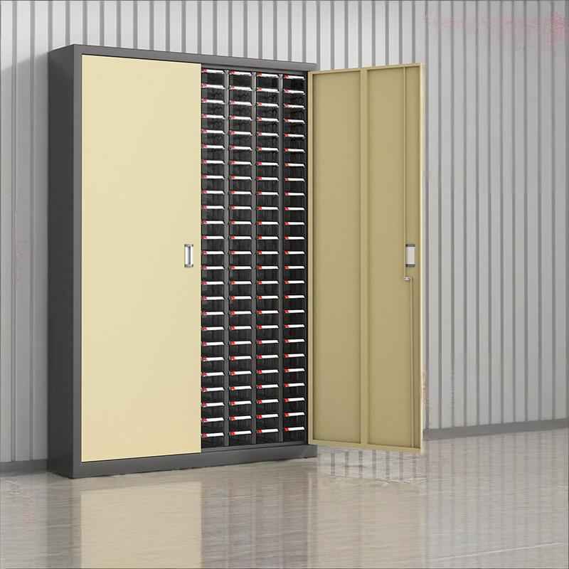 鑫环境 200抽带门 零件收纳柜 单位:台 22*102*154CM (抽屉颜色 蓝色/透明)