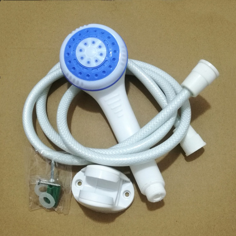 苏宁放心购耐摔塑料花洒套装家用冲凉洗澡浴室增压喷头莲蓬头1.5米胶管手拿A-STYLE