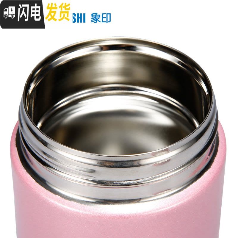 三维工匠焖烧杯EAE35真空不锈钢迷你保温桶焖烧壶学生大肚杯焖粥汤罐图片