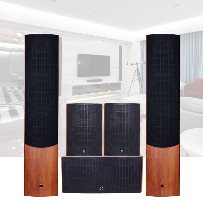 hivi惠威d500家庭影院51家用客厅音响套装木质音箱