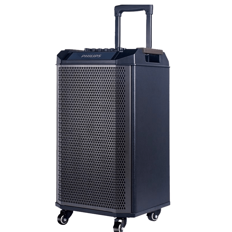 飞利浦SD180广场舞音响户外大功率便携式拉杆音箱移动重低音蓝牙三分频8寸3D环绕拉12寸低音杆音响图片