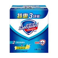 舒肤佳香皂 纯白3块皂 洗去99.9%细菌 洗澡沐浴皂肥皂 新旧包装随机