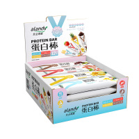 alandv艾兰得威乳清高蛋白棒4种口味各3支能量棒代餐棒健身零食品饱腹感30g*12支整盒装