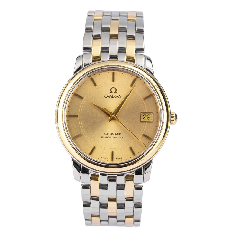 二手95新欧米茄omega碟飞系列自动机械机男表43001100手表腕表35mm