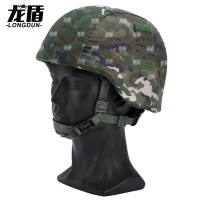 龙盾新式凯夫拉钢盔套战术头盔帽套15通用训练防护头盔罩水墨云纹夏