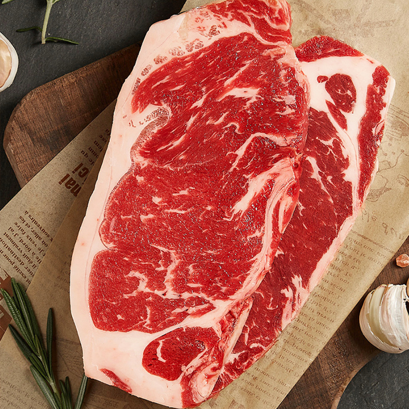货出六盘宁夏西吉 精选农户散养六盘山肉牛宁夏黄牛肉 西餐牛排252g/袋*4