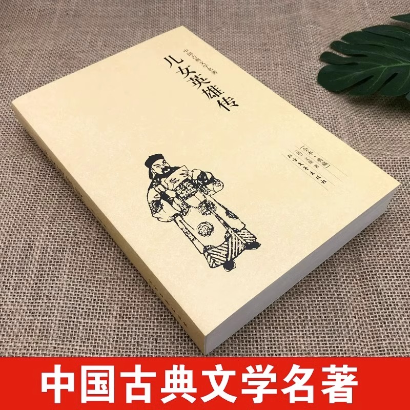 [醉染正版]儿女英雄传正版原版文康原著40回完整版无删减全译本白话文中国古典文学小说名著足本典藏长短篇武侠通俗演义历史书高清大图