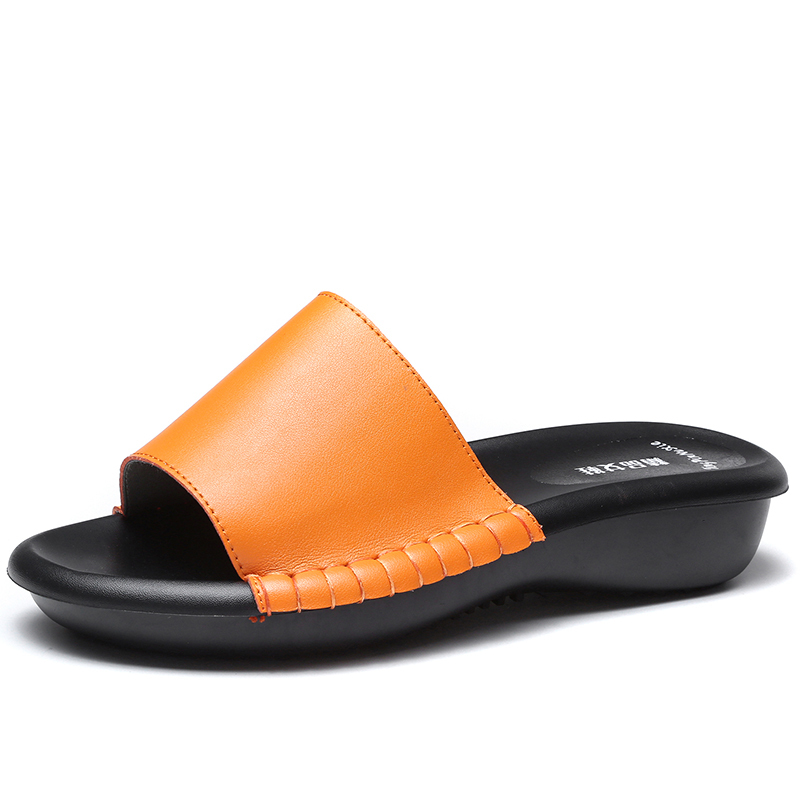 夏季新款厚底凉拖鞋软底一字拖鞋女时尚百搭拖鞋女