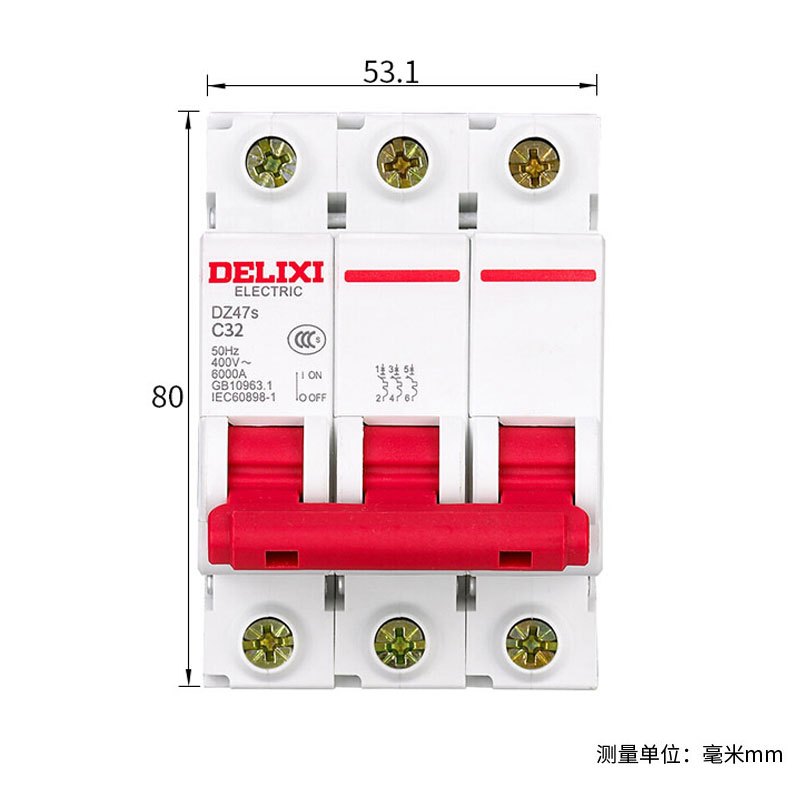 德力西(DELIXI) 空开 C32 3P 32A