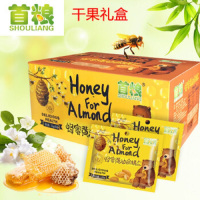 首粮(SHOULIANG) 天天每日坚果盒装坚果 蜂蜜黄油扁桃仁500g