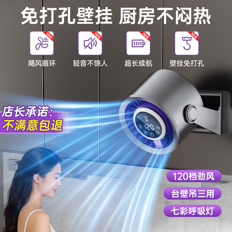 钻石桌面涡轮风扇米白色F21B高清大图