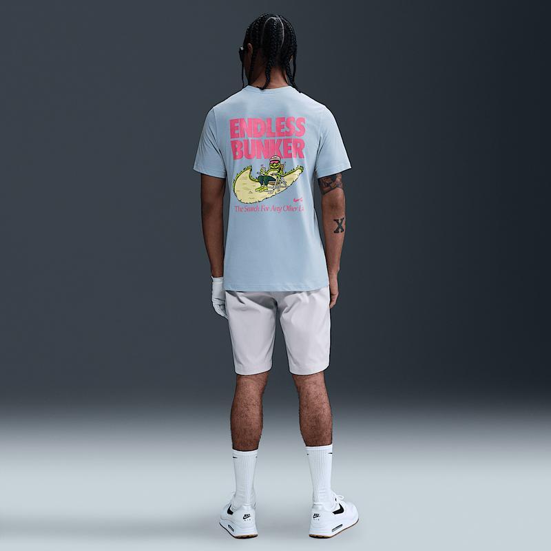 耐克(NIKE)耐克经典百搭纯棉高尔夫T恤舒适休闲运动短袖上衣公开赛印花