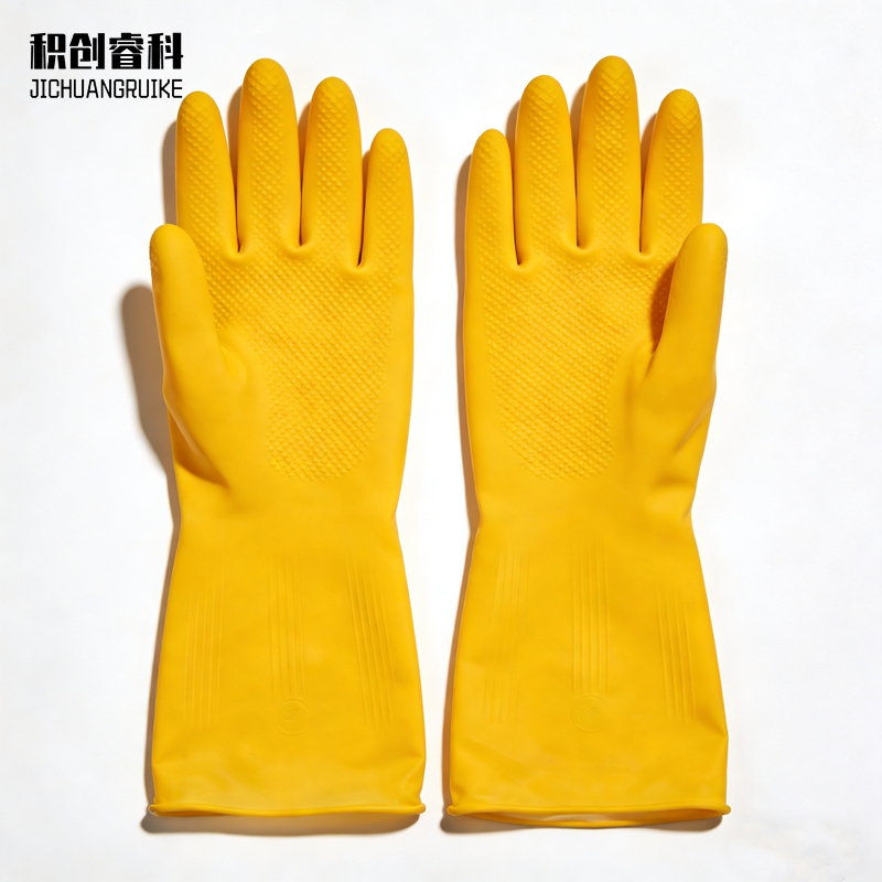 积创睿科 加厚耐磨橡胶手套 JCRK-310722 双高清大图